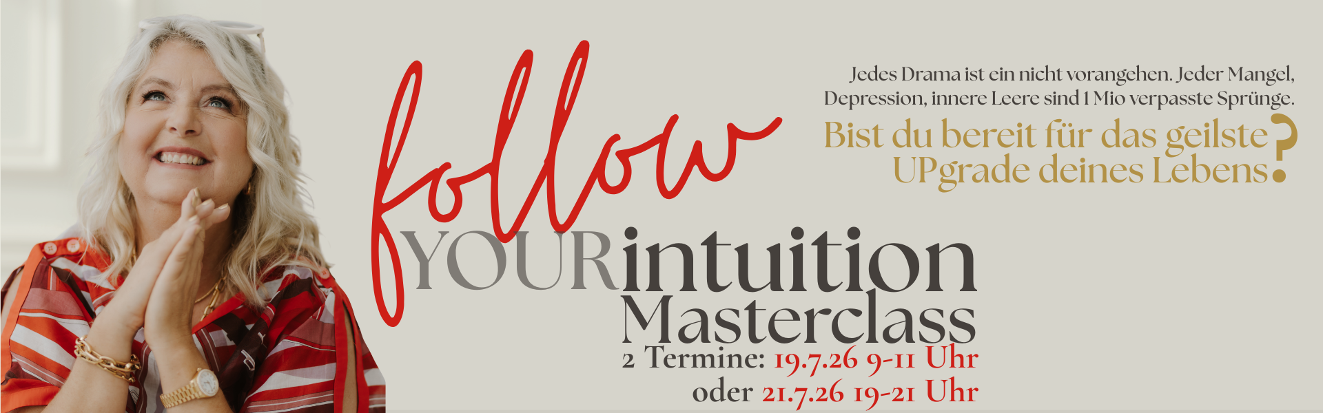 follow YOUR intuition